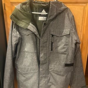 Gray Burton snowboard jacket